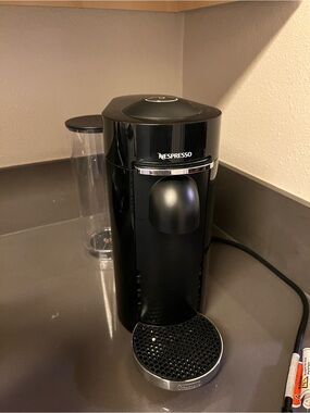 Nespresso Single-Serve Coffee Maker in Black